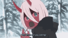 Zerotwomouse What Are You Eating GIF - Zerotwomouse Zerotwo What Are You Eating GIFs