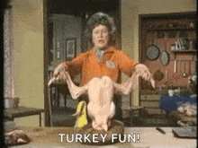 Turkey Thanksgiving GIF - Turkey Thanksgiving Vintage Tv GIFs