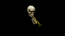 Skull Trumpet New Version GIF - Skull Trumpet New Version GIFs