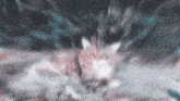 a close up of a person 's face with a blurry background