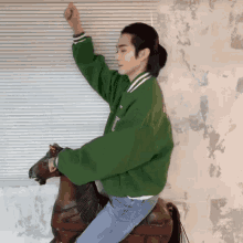 Kpop Riding GIF - Kpop Riding Horse GIFs