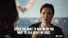 Either You Want To Mug Me Or You Want To Talk About My Boss Detective Grace Muncy GIF - Either You Want To Mug Me Or You Want To Talk About My Boss Detective Grace Muncy Law & Order Special Victims Unit GIFs