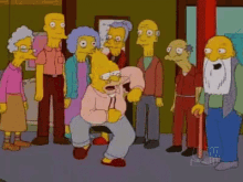 The Simpsons Dancing GIF - The Simpsons Dancing Grandpa GIFs