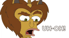 uh oh maurice the hormone monster big mouth oh no this is bad