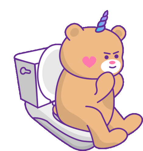 Bear Poop Sticker - Bear Poop Toilet Stickers