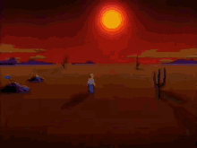 Sunrise Sunset GIF - Desert Simpsons Homer GIFs