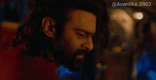 a close up of a man 's face with the hashtag avantika_0902