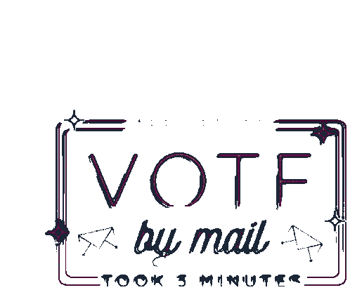 Lcv Vote By Mail Sticker - Lcv Vote By Mail Neon Sign Stickers