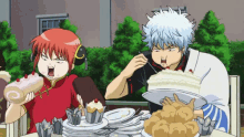 Yum GIF - Eating Gintama Anime GIFs