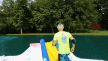 Jump Into Water Stephen Sharer GIF - Jump Into Water Stephen Sharer Splash GIFs