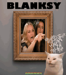 Blanksy Banksy GIF - Blanksy Banksy Smudge Cat GIFs