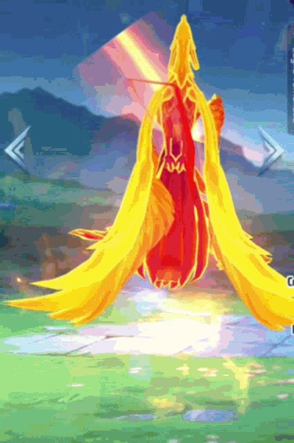Phoenix Rebirth: The Girl of Golden Flames by OdysseyOrigins on DeviantArt