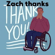 Zach Wheelchair Disabled Rights GIF - Zach Wheelchair Disabled Rights Zach Thanks GIFs