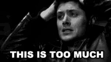 Overwhelmed Dean GIF - Overwhelmed Dean Winchester GIFs