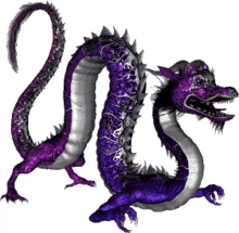 dragon purple dragon