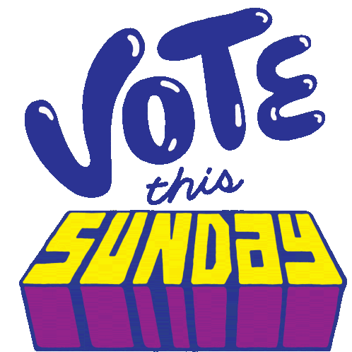 Vote This Sunday Vote Sticker - Vote This Sunday Vote Sunday Stickers