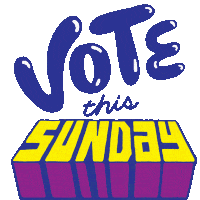Vote This Sunday Vote Sticker - Vote This Sunday Vote Sunday Stickers