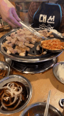 korean bbq cooking