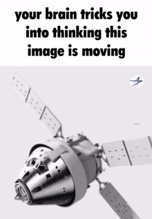 Brain Tricks You Into Thinking Image Is Moving GIF - Brain Tricks You Into Thinking Image Is Moving Orion Capsule GIFs
