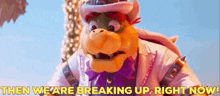 Mario Movie Break Up GIF - Mario Movie Break Up Then We Are Breaking Up Right Now GIFs