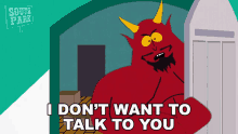 I Dont Want To Talk To You Satan GIF
