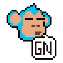 monkey gn pixel art