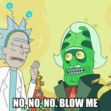 Blow Me Rick And Morty GIF - Blow Me Blow Me GIFs