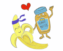 peanut peanut butter banana love happiness