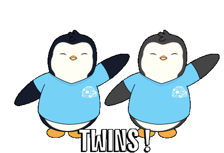Penguin Twins Sticker - Penguin Twins Brother Stickers