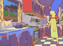 Marge Simpson Kitchen GIF - Marge Simpson Kitchen GIFs