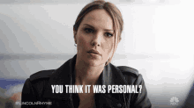 You Think It Was Personal Arielle Kebbel GIF - You Think It Was Personal Arielle Kebbel Amelia Sachs GIFs