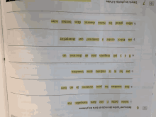 a foreign language worksheet with the number 7 at the top of the page