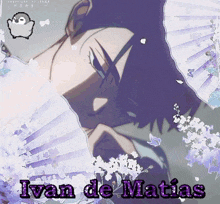the name ivan de matias is on the purple background