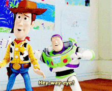 Toy Story Buzz Lightyear GIF - Toy Story Buzz Lightyear Hey Way Eye GIFs