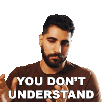 You Don'T Understand Rudy Ayoub Sticker - You Don'T Understand Rudy Ayoub You'Re Not Grasping It Stickers