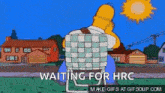 Waiting Homer Simpson GIF - Waiting Homer Simpson The Simpsons GIFs