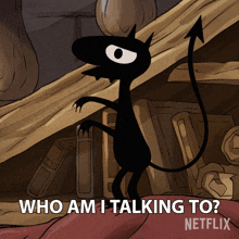 Who Am I Talking To Luci GIF - Who Am I Talking To Luci Disenchantment GIFs