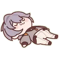 a cartoon drawing of a person laying on their back