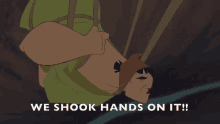 Emperors New Groove Punch GIF - Emperors New Groove Punch We Shook Hands On It GIFs