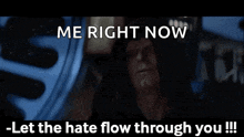 Let The Hate Flow Through You Sidious GIF