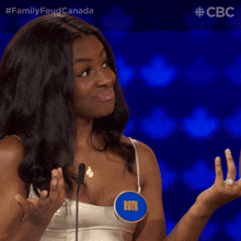 Pointing Ruth GIF - Pointing Ruth Family Feud Canada GIFs