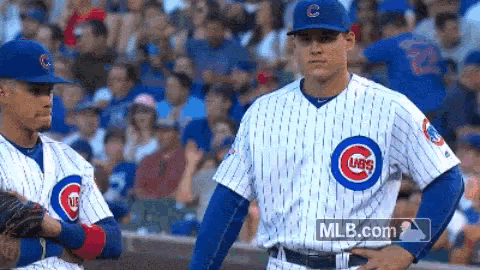 Anthony Rizzo Hitting Slow Motion Home Run - Chicago Cubs Baseball Swing  MLB animated gif