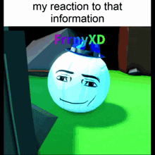 Ball Tag My Reaction To That Information GIF - Ball Tag My Reaction To That Information Roblox GIFs