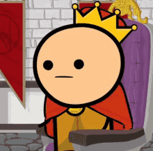 Applause Cyanideand Happiness GIF - Applause Cyanideand Happiness King GIFs