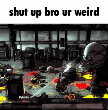 Madness Combat Shut Up Bro Your Weird GIF