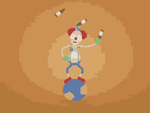 Clown Juggle GIF
