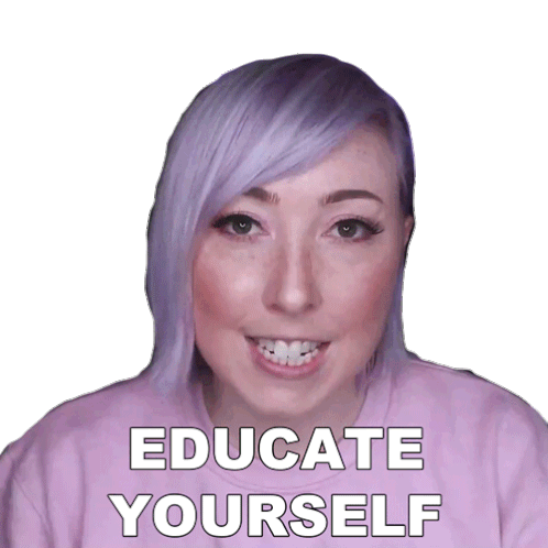 Educate Yourself Ashni Sticker - Educate Yourself Ashni You Must Educate Yourself Stickers