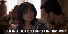 Dont Be Too Hard On Him Go Easy GIF - Dont Be Too Hard On Him Go Easy Be Nice GIFs