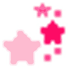 stars pink pixel pastel