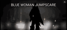 Arknights Ling Blue Woman Jumpscare GIF